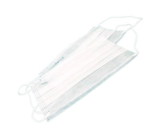 Маска медицинская трехслойная "Чистовье",100 шт/упак, белая